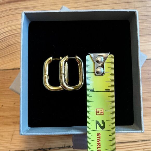 Miramira New York Lexington oval hoops. NWOT. - Picture 10 of 12